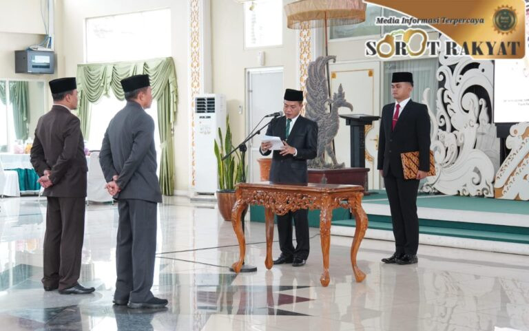Rotasi JabatanBupati Bandung Lantik Kepala Dinsos dan Ketua Dewan Pengawas PDAM Tirta Raharja
