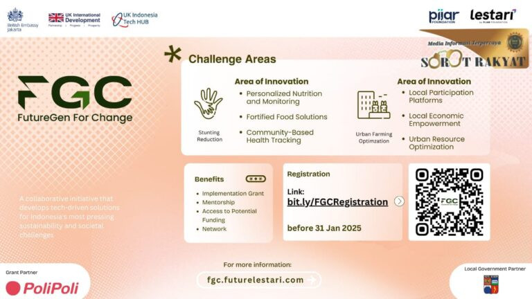 Inovator Diajak Bergabung: FutureGen for Change Buka Pendaftaran untuk Ubah Kota