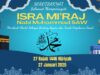 SOROT RAKYAT: Selamat Memperingati Isra’ Mi’raj Nabi Muhammad SAW 27 Rajab 1446 H/27 Januari 2025