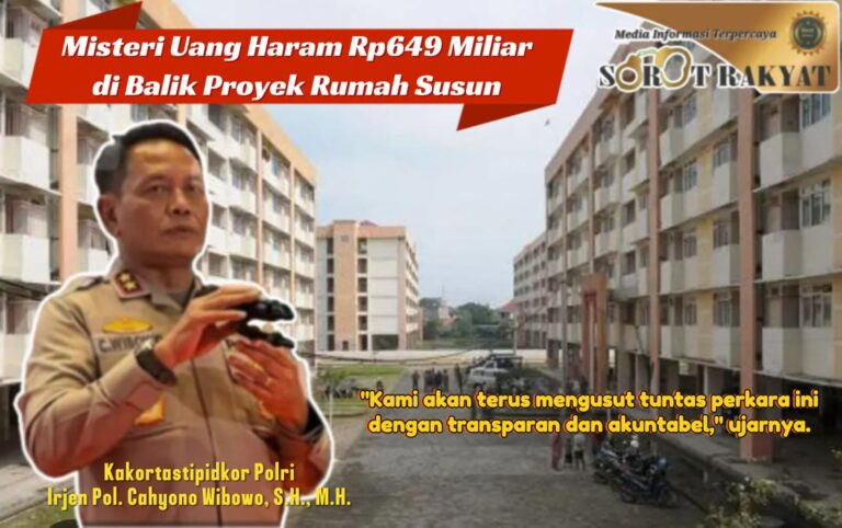 Polisi Makin Gencar Usut  Kasus Korupsi Rp649 Miliar Guncang Dinas Perumahan