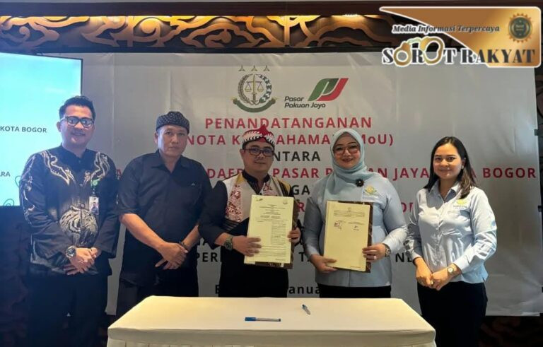 Perumda Pasar Pakuan Jaya Kota Bogor Perpanjang Kerjasama dengan Kejaksaan Negeri