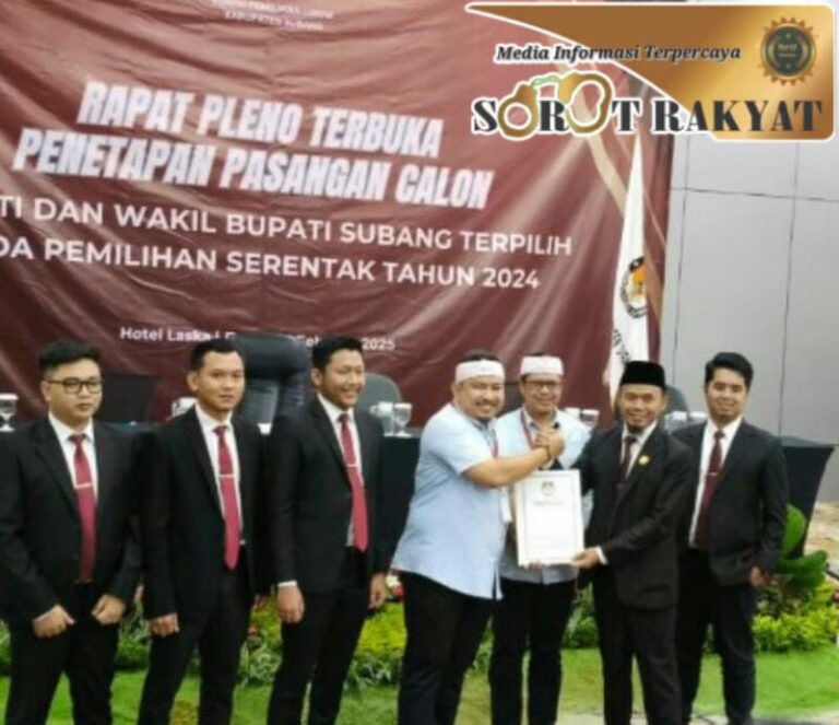 MK Tolak Gugatan, Reynaldi Putra-Agus Masyukur Menang Pilkada Subang
