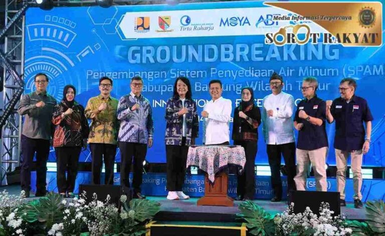 Kado Akhir Periode, Kang DS Groundbreaking SPAM untuk 8 Kecamatan di Bandung Timur