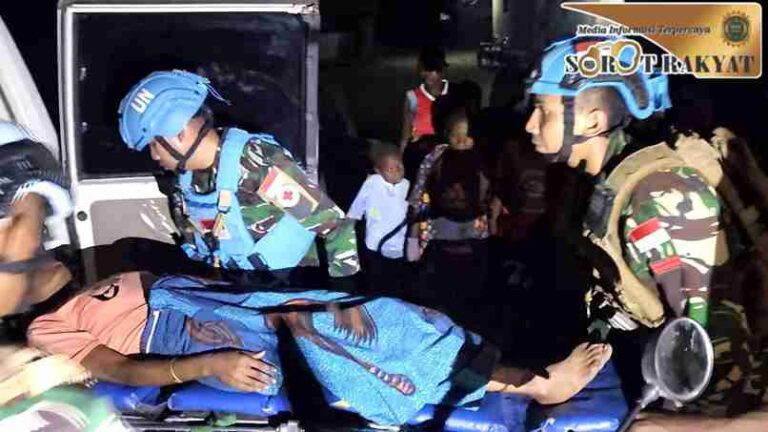 Satgas TNI Konga Evakuasi 15 Warga Sipil Korban Serangan Bersenjata di Kongo