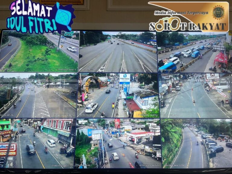 Kapolres Bogor Awasi Arus Mudik Lebaran 1446 H dari Balik Layar CCTV