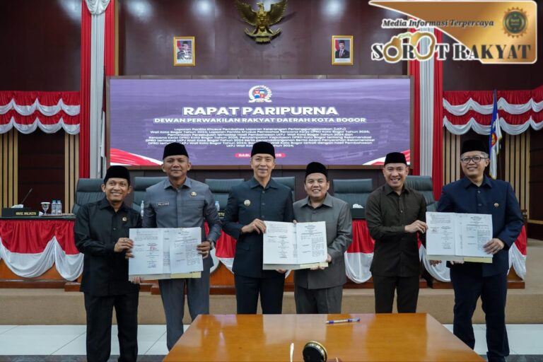 Evaluasi Pelaksanaan Pemerintah Kota Bogor, DPRD Kota Bogor Keluarkan Rekomendasi LKPJ 2024