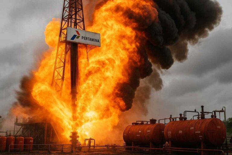 Ledakan Dahsyat Pertamina Subang Jadi Sorotan, Pekerja Alami Luka Bakar Serius