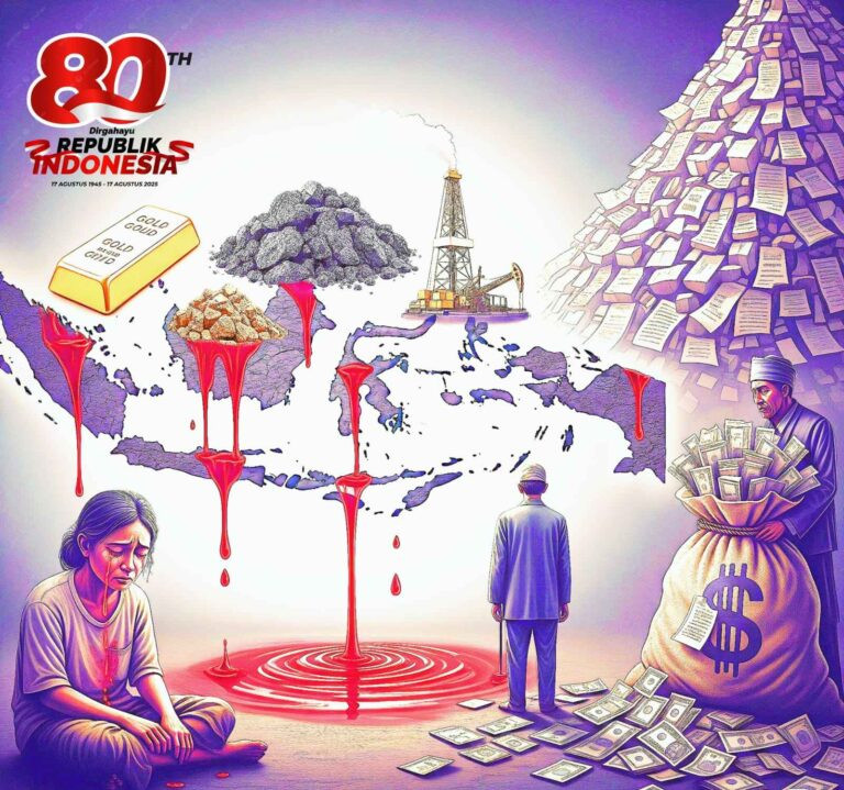 80 Tahun Merdeka: Rakyat Sejahtera? Janji Manis di Bawah Bayang-Bayang Utang dan Kerukan Alam