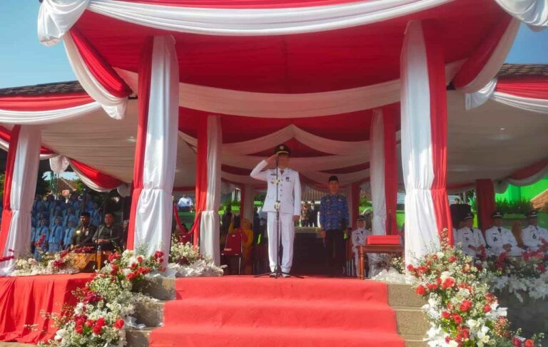 Sagalaherang Gelar Upacara HUT ke-80 RI, Bupati Subang Ungkap Fokus Pembangunan