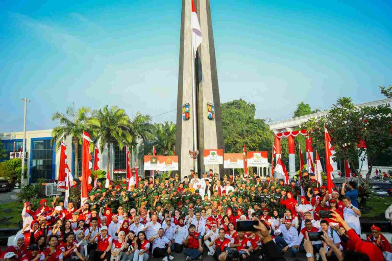 Rayakan HUT RI ke-80, Doa Lintas Agama Menggema di Tugu Kujang Kota Bogor