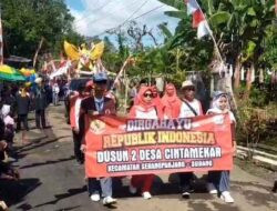 Karnaval Alegoris Desa Cintamekar: Semangat Kebangsaan Berkobar di HUT RI ke-80