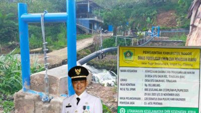 Wow, Proyek Hibah DAK PUPR Bogor Senilai Rp951 Juta di Tenjolaya Hampir Rampung, Target Layani 1.300 KK