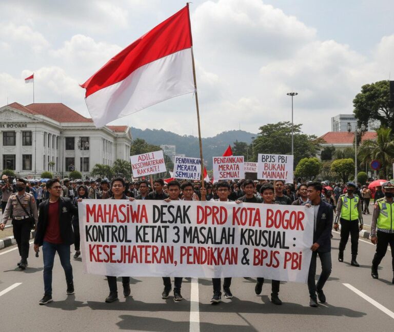 Mahasiswa Desak DPRD Kota Bogor Kontrol Ketat 3 Masalah Krusial: Kesejahteraan, Pendidikan, dan BPJS PBI