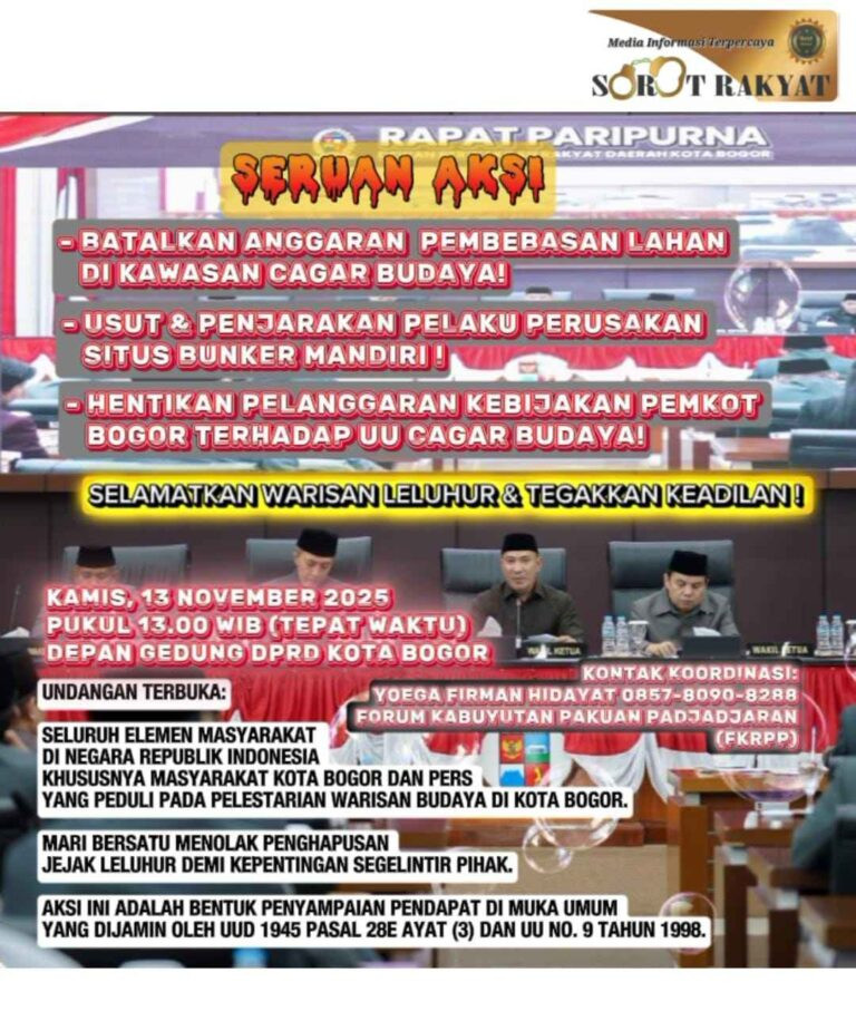 Muak “Janji Manis!” DPRD Kota Bogor, FKPP dan 110 Ormas Siap Aksi Demo Tuntut  Pembatalan Anggaran