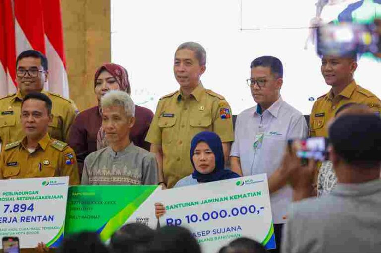 22.474 Pekerja Rentan ‘Diamankan’ Pemkot dengan BPJS Ketenagakerjaan