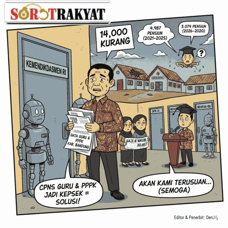 GAWAT! Ribuan Guru PNS Pensiun, Bupati Bandung Desak Pusat Ubah Regulasi: “Kepala Sekolah Terancam Kosong!”