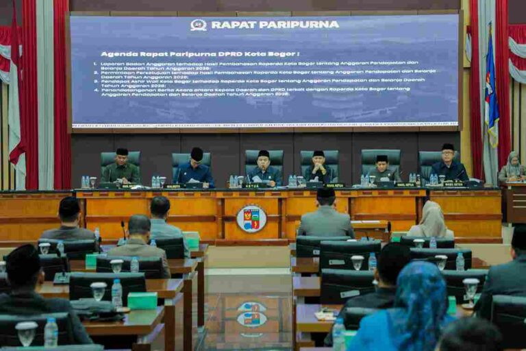 DPRD Kota Bogor Ketok Palu APBD 2026, Dedie Rachim Tekankan Keberlanjutan Pembangunan