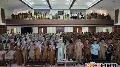 Bupati Bandung Kang DS gelar Siraman Rohani 2026. Fokus pada kesehatan spiritual ASN & program Pesantren Kilat pejabat eselon II-III untuk pelayanan maksimal.