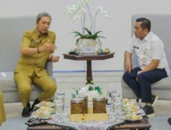 Bupati Karawang Temui Dedie Rachim Bahas Penataan Kabel Udara Bogor
