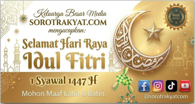 Idul Fitri 1447 H: Pemred Sorotrakyat.com, Ajak Publik Perkuat Integritas dan Jaga Silaturahmi