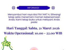 Sambut Idul Fitri 1447 H, Siliwangi Bolu Kukus Tetap Buka Layani Pelanggan di Seluruh Store