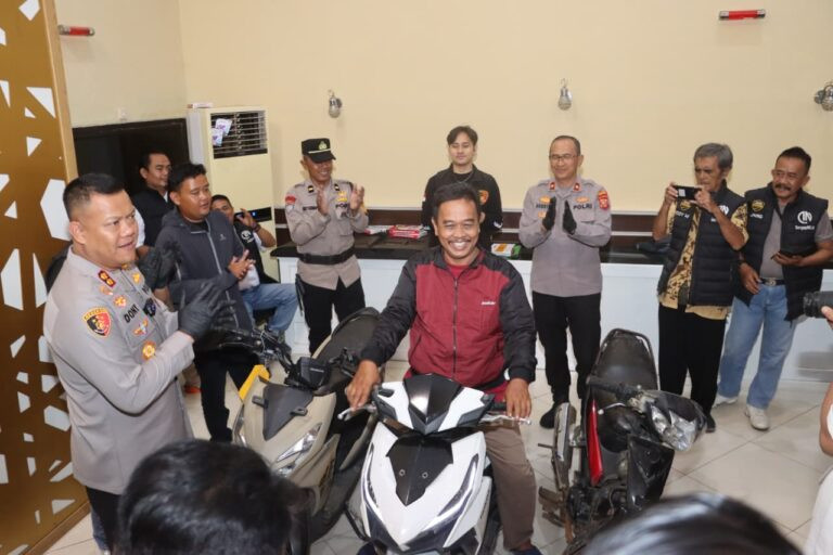 Komplotan Curanmor Lintas Daerah Digulung, Satreskrim Polres Subang Tangkap 9 Pelaku