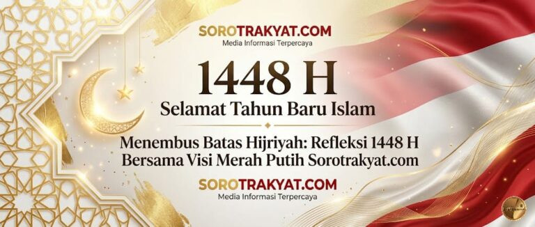 Menembus Batas Hijrah: Refleksi 1448 H Bersama Visi Merah Putih Sorotrakyat.com
