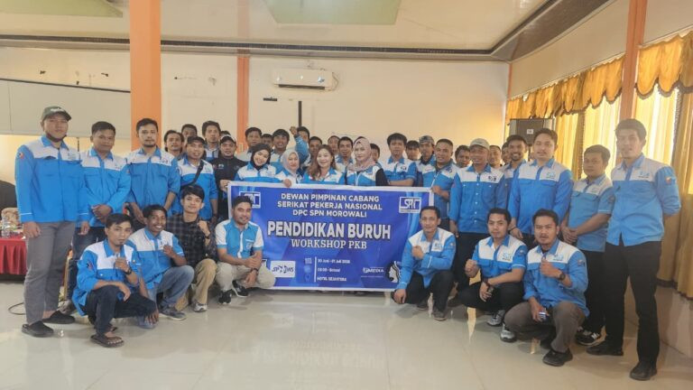 SPN Morowali Perkuat Posisi Tawar Pekerja Melalui Workshop PKB Strategis