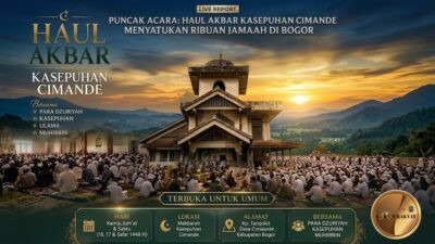 Ribuan Jemaah Siap Banjiri Haul Akbar Kasepuhan Cimande, Momentum Perkuat Ukhuwah dan Jaga Tradisi