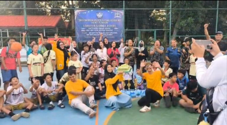 Rayakan Tasyakuran Ke-2, Aster Futsal Academy Cetak Karakter Anak dan Pererat Keluarga