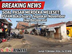 Revitalisasi Pasar Merdeka Kota Bogor Rp 50 Miliar PT FAM Target Operasional November 2026